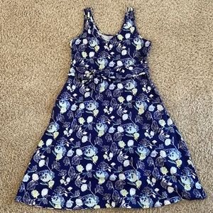 Apt. 9 purple floral dress with pockets